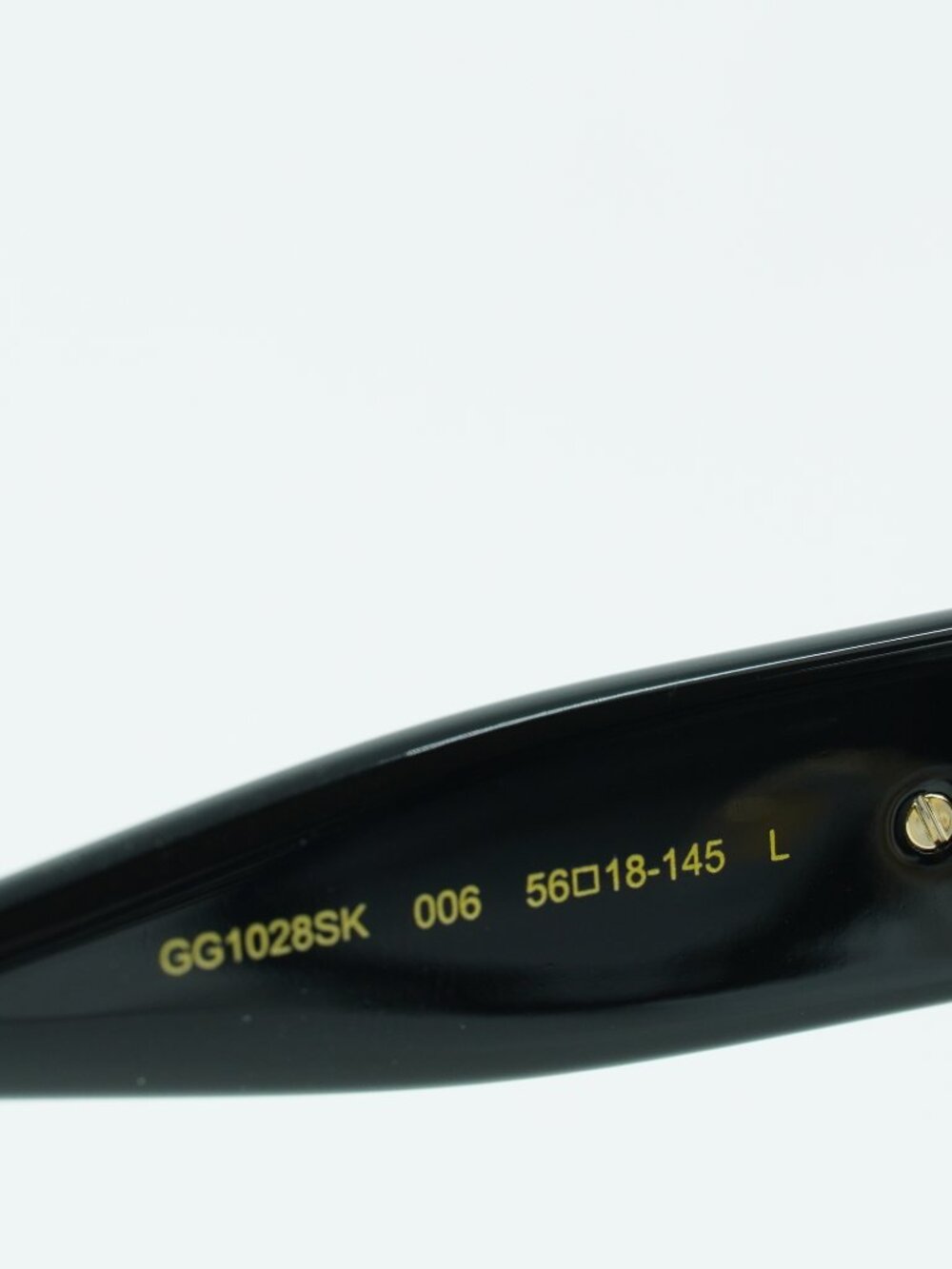 Gucci GG1028SK 006 Cat Eye Sunglasses - Black / Grey - Picture 9 of 14
